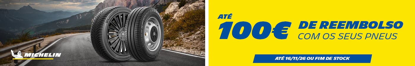 Até 100€ em presentes com os seus pneus Michelin