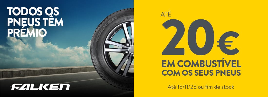 compre pneus falken e obtenha até 20€ em combustível com os seus pneus - rodi motor covipneus